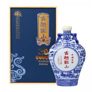 紹興黃酒古越龍山30年黃酒千福三十